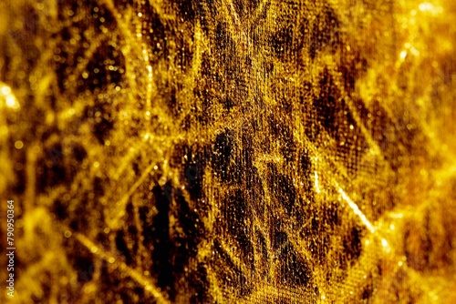 gold and black photo background made of gold foil
