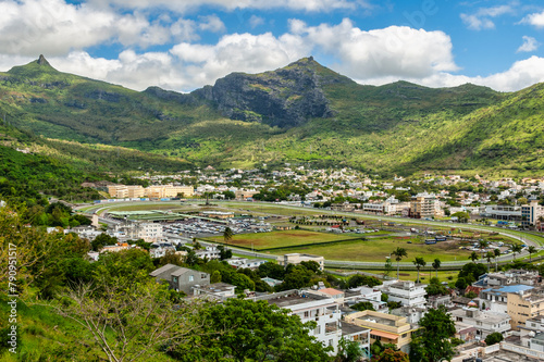 The Champ de Mars Racecourse in Port Louis, Mauritius, Africa
