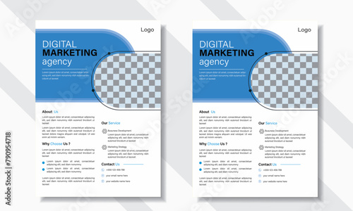 Creative Corporate & Business Flyer Template Design.