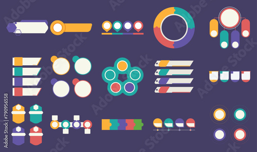 set of infographic element design