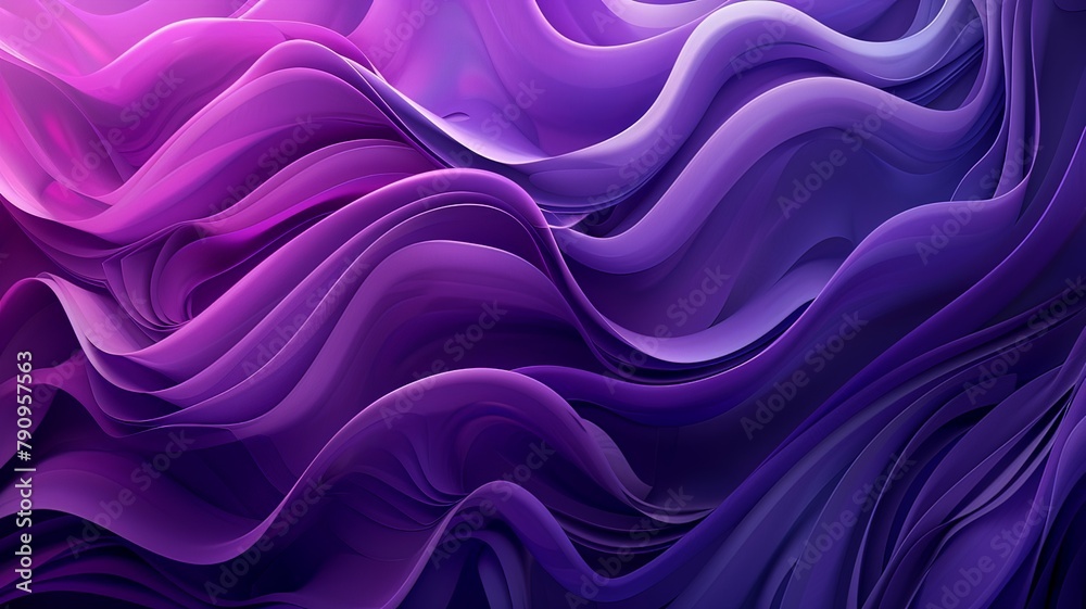 Obraz premium A purple wave with a purple background