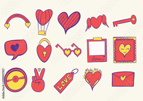 set of realationship elements design