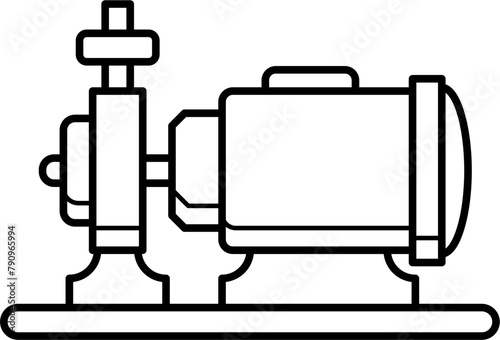 Water Pump Icon Outline