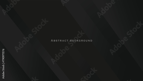 Dark black neutral abstract background for presentation design
