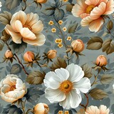 Botanical Sophistication: Exquisite Floral Pattern