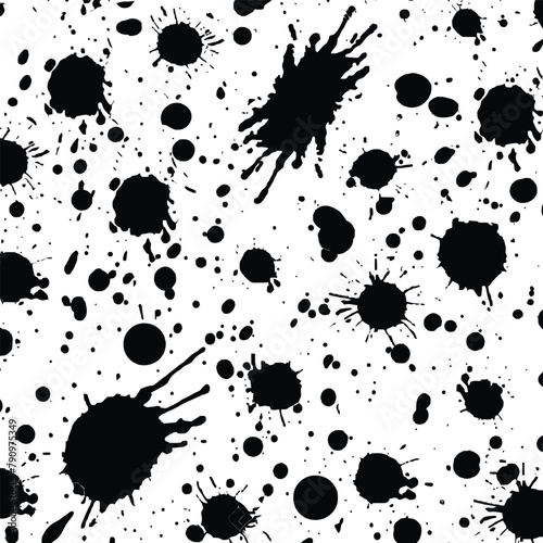 Expressive Ink Drip Abstract Vector Silhouette Design  Captivating Visuals for Art Projects