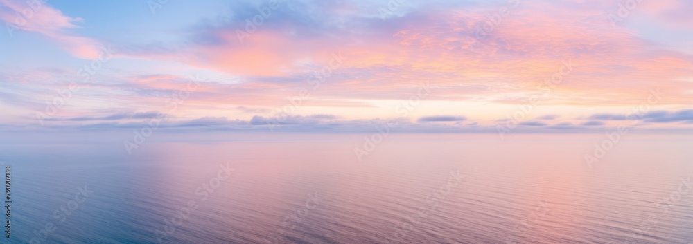 Sunrise sky panorama