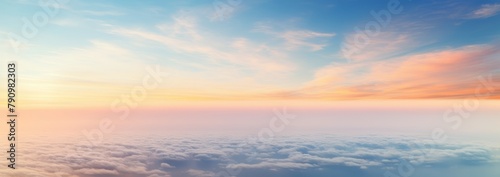 Sunrise sky panorama