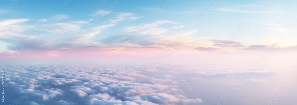 Sunrise sky panorama Sunrise sky panorama