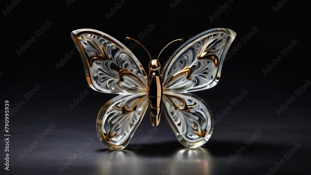 Digital art of butterfly with amazing colors, 3d illustration
Digital art of butterfly with amazing colors, 3d illustration