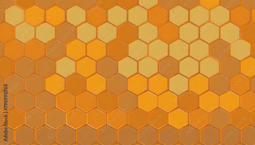 pattern with honeycombs