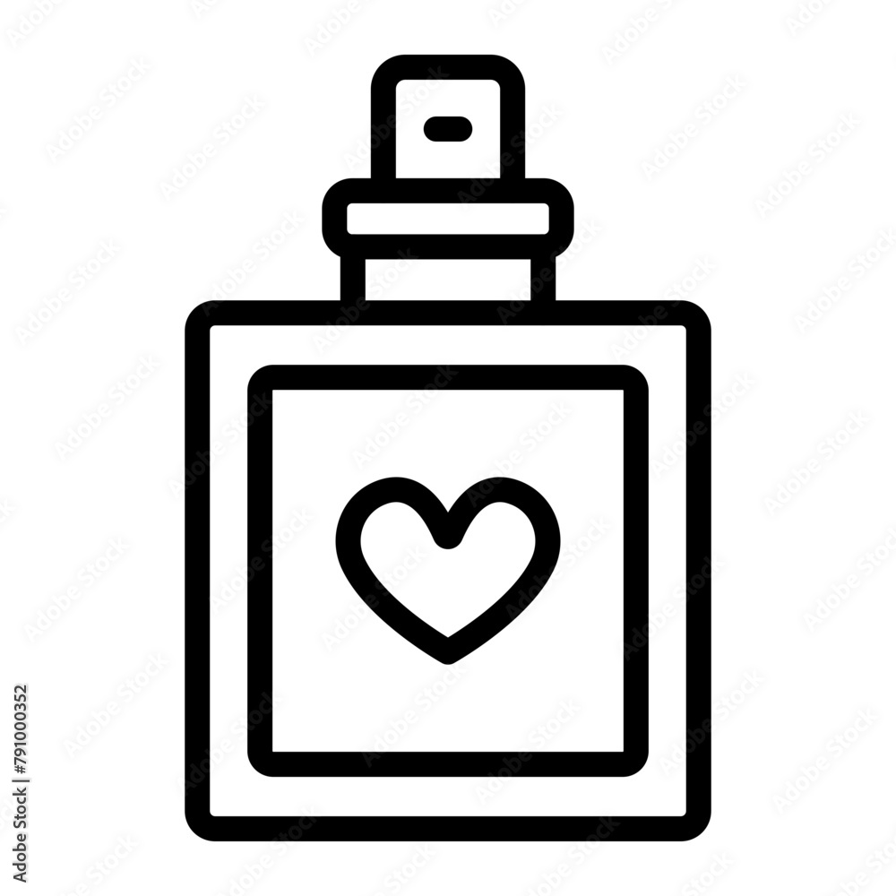 Perfume Vector Line Icon Design Perfume Vector Line Icon Design