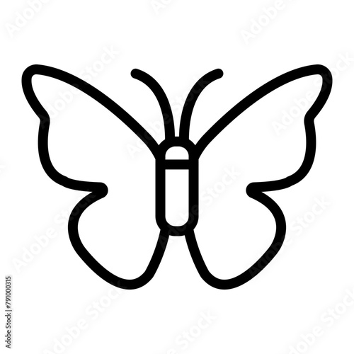 Butterfly Vector Line Icon Design