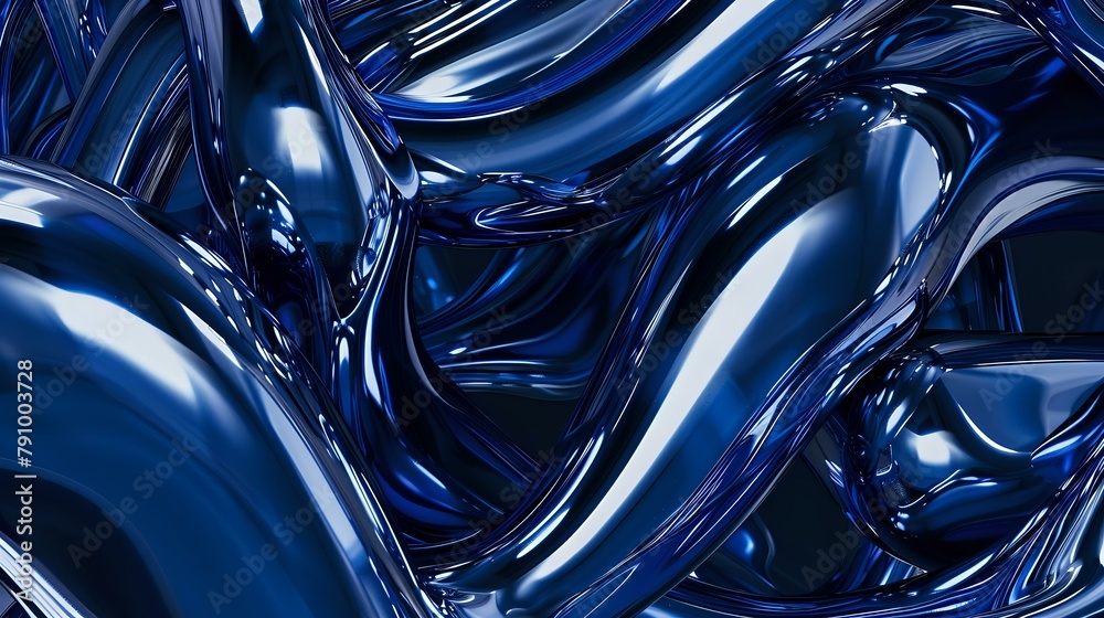 Dynamic Blue 3D Object Fusion Dynamic Blue 3D Object Fusion