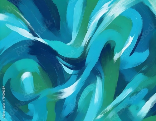 abstract blue background with waves