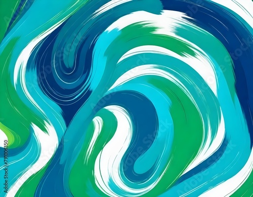 abstract blue background with waves