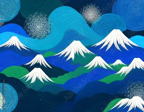 winter landscape with trees