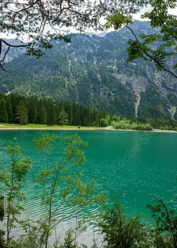Alpine lake Heiterwang  in  Austria 