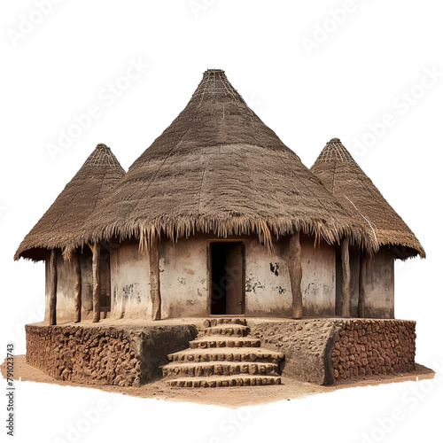 beautiful and amazing  Mbanza Kongo Former isolated on white background photo