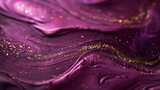 minimalist abstract plum-colored background with shimmering gold accents