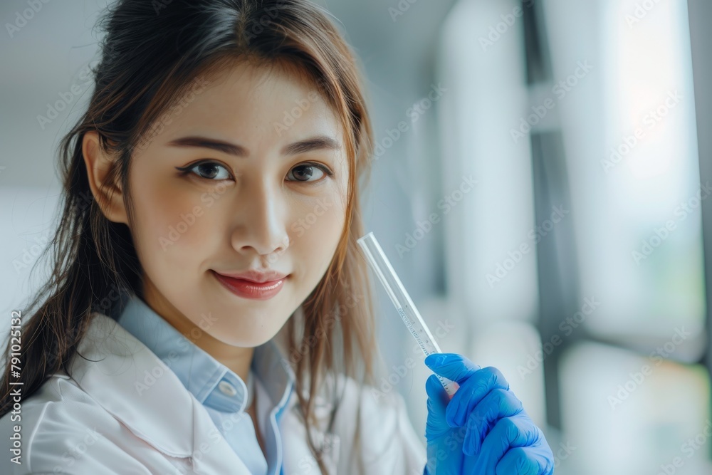 Woman in Medical Research Laboratory, Female Scientist, Scientific Lab, Biotechnology, Microbiology Woman in Medical Research Laboratory, Female Scientist, Scientific Lab, Biotechnology, Microbiology