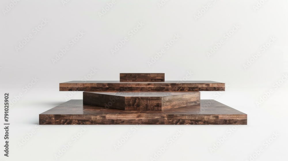 Modular podium system on a clean white background, versatile and customizable for any product. Modular podium system on a clean white background, versatile and customizable for any product.