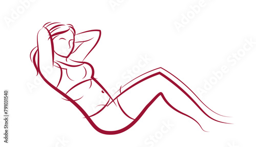 Gym and fitness vector illu...