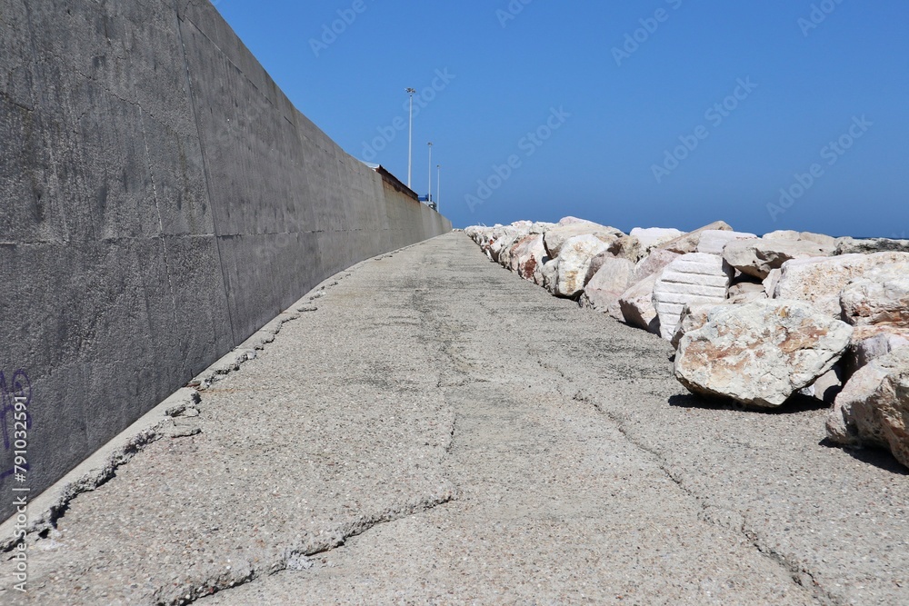Termoli - Tratto finale della Passeggiata del Porto