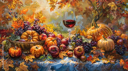 At Thanksgiving, we express thanks for the blessings in our lives. We gather with loved ones and enjoy a delicious meal. The colors of autumn, like the rich hues of gratitude, fill our hearts.