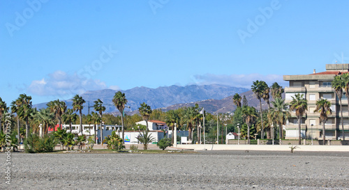 Playa Granada beach in Andalucia, Spain