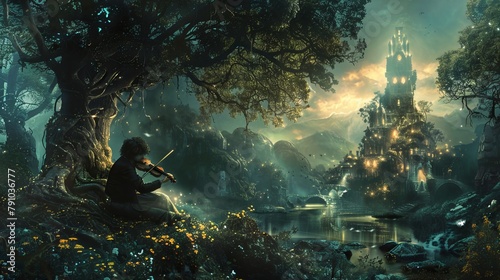 Music's power unfolds within our brains, creating a vibrant symphony of thoughts and emotions photo