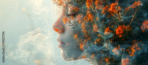 Find a quiet spot away from the crowd to gather your thoughts and regulate your breathing.Double exposure photo