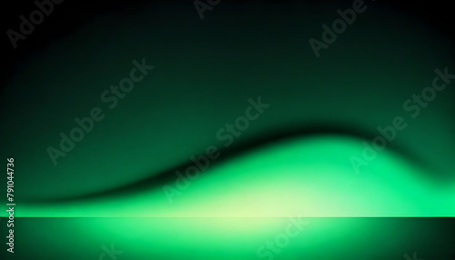 Green gradient background grainy glowing light and dark backdrop noise texture effect banner header design copy space