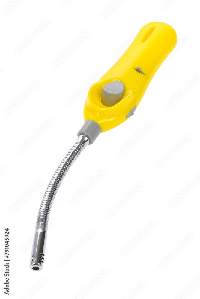 Yellow Gas Stove Lighter with Extra Refill Yellow Gas Stove Lighter with Extra Refill