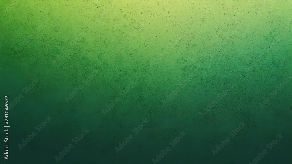 Abstract green gradient background with grainy texture. Colorful abstract background