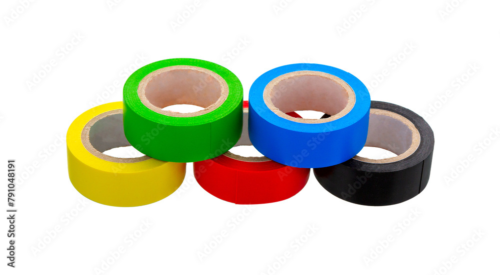 Insulating Tape isolated on white. Insulating Tape isolated on white.