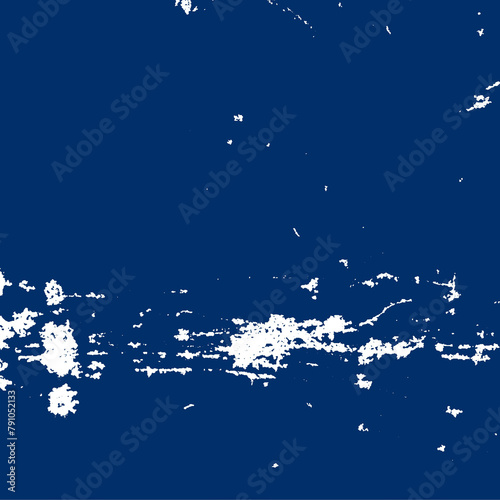 Grunge texture. Distress indigo rough trace. Extraordinary background. Noise dirty grunge texture. Alive artistic surface. Vector illustration.