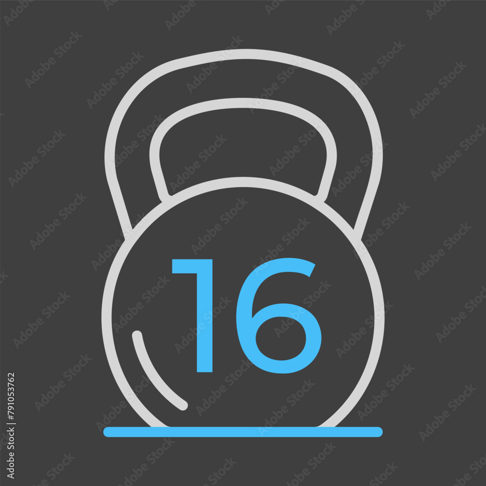 Kettlebell vector icon. Fitness and gym symbol Kettlebell vector icon. Fitness and gym symbol