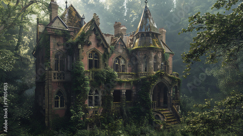 Gorgeous abandoned medieval mansion