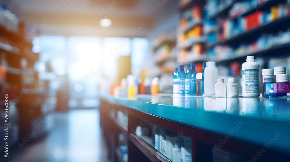 blur pharmacy drugstore shelves background blur pharmacy drugstore shelves background