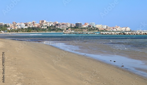 Obraz na płótnie Termoli - Spiaggia libera Rio Vivo w salonie