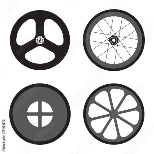 fixie wheels icon