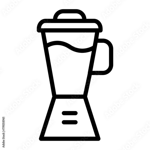 Blender Vector Line Icon Design