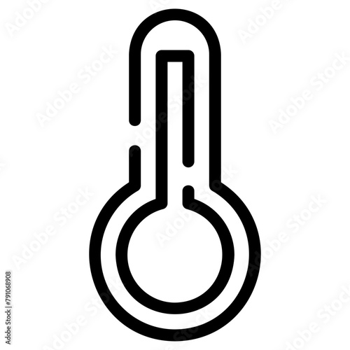 temperatures icon, simple vector design