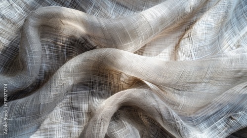 Intricate Textile Tapestry with Natural Textures Generative AI