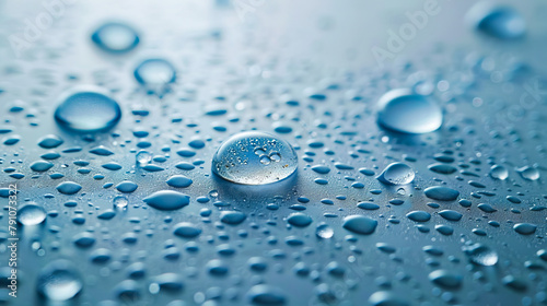 Wallpaper Mural Water droplets on a surface. Torontodigital.ca