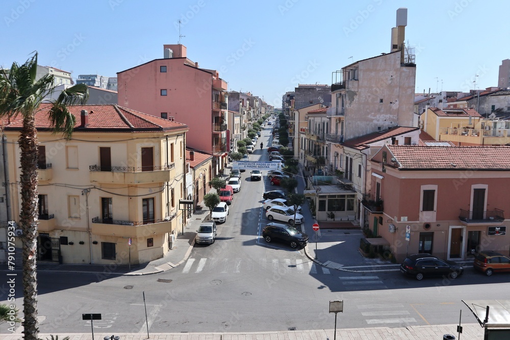 Termoli - Corso Fratelli Brigida dall'alto di Via dei Bastioni