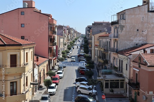 Obraz na płótnie Termoli - Corso Fratelli Brigida da Via dei Bastioni w salonie