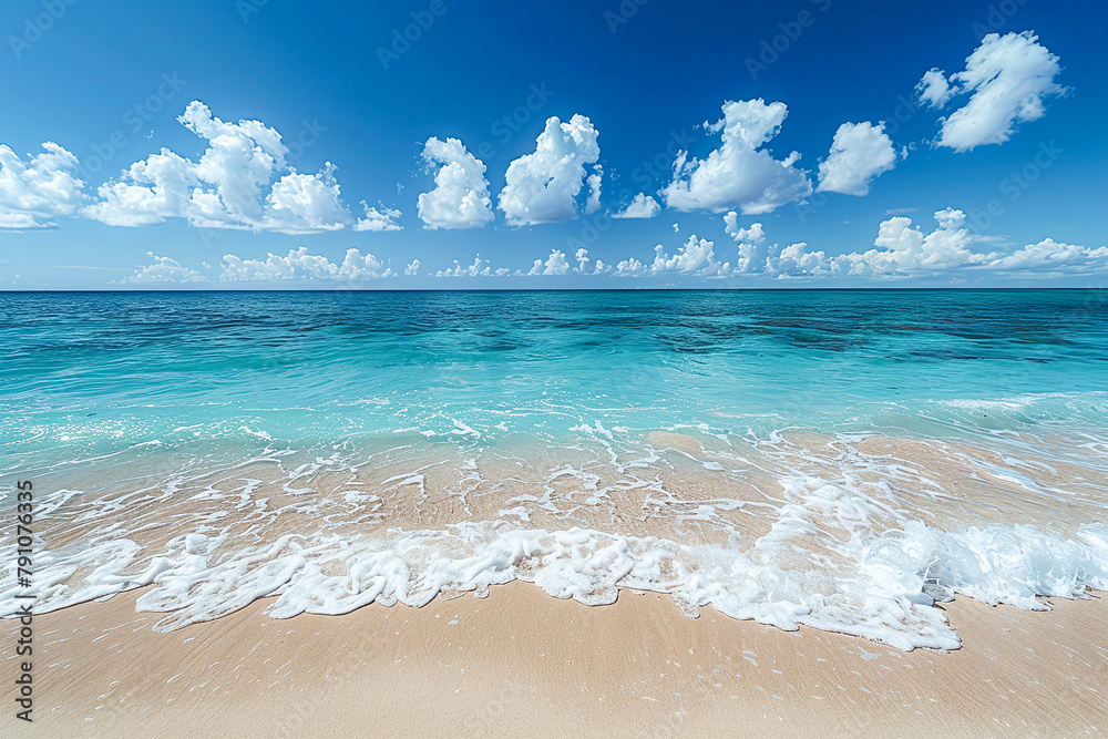 Φωτογραφία beach with sky and white sand