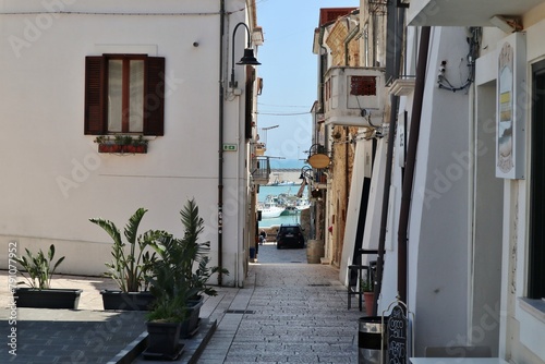 Obraz na płótnie Termoli - Scorcio del porto da Via Policarpo Manes w salonie